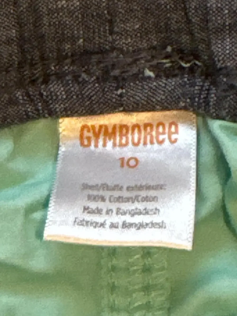 Gymboree Kid Boys Shorts Size 10 Green Cargo Style